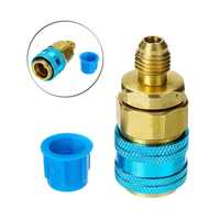 Seringue à huile et à colorant 1/4 pouce Sae R134A 2Oz, graisseur manuel, pistolet à graisse, outil d'injection de liquide de refroidissement pour climatisation automobile