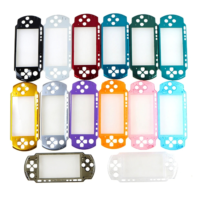 Game console face shell Front Faceplate Shell Case Cover Replacement For PSP3000 PSP 3000 top front cover Repair parts