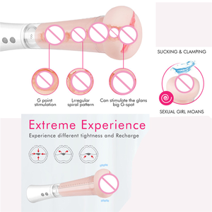 Vakuum druckpumpe Luft ver größerer Große Massage becher Männlicher Masturbation becher - Product Image 3