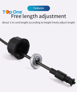 Top One fil d'acier réglable PVC vitesse lourde poignée de saut corde à sauter pondérée avec roulements à billes en plastique Durable - Product Image 5