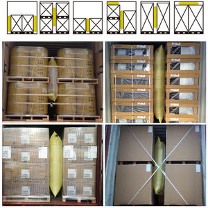 Airbags recyclables de calage de polypropylène de catégorie industrielle pour l'expédition résistante de conteneur - Product Image 2