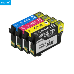 WEL-TRY IC69 Premium <span class=keywords><strong>Compatible</strong></span> <span class=keywords><strong>Cartouche</strong></span> IC4CL69 ICBK69L <span class=keywords><strong>Cartouche</strong></span> D'encre pour <span class=keywords><strong>Epson</strong></span> PX-405A Imprimante Toute Nouvelle Encre De Table - Product Image 2
