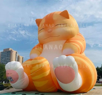 Chat géant gonflable Chat somnolent gonflable Chat adorable gonflable pour la décoration ou les événements