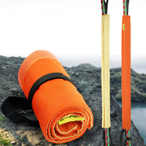 Protecteur de corde de sauvetage Xinda Kevlar orange, résistant à l'usure et aux produits chimiques, non épissable, avec fermeture Velcro - Product Image 1