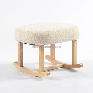 Silla Mecedora Moderna de Madera para Bebés, para Lactancia Nocturna, Diseño Portátil - Product Image 6