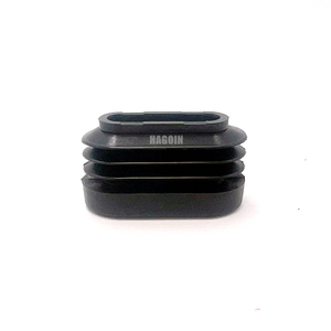 Tappi Ovali in Plastica PP Nera 30 mm X 15 mm per Mobili, Coperture per Fori Interni, Adatti per Tubi e Flange - Product Image 3