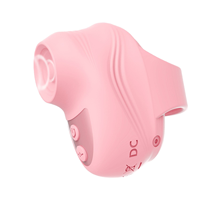 Saugvibrator Flatternder Vibrationsmassager Nippel-Klitoris-Stimulator Finger-Vibrator USB Aufladbar Wasserdicht 10 Frequenzen