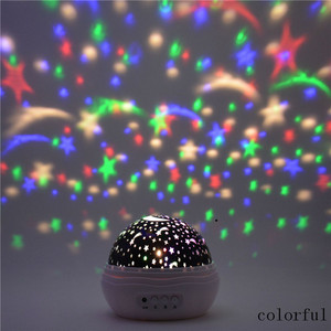 Máquina de rotación de cielo estrellado de Luna para niños, proyector nocturno romántico con luz Led que cambia de <span class=keywords><strong>Color</strong></span>, planeta giratorio - Product Image 5