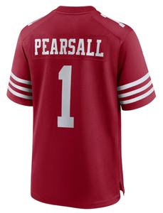 قميص كرة القدم الأمريكية للجنسين لفريق سان فرانسيسكو 49 لعام 2025، جودة عالية، شعار بارز، نمط ثلاثي الأبعاد، قابل للتنفس، مقاسات كبيرة - Product Image 2