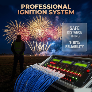 Máquina Profesional de Fuegos Artificiales de Chispa Fría TOP FTB-T de 3m con Control Remoto, Certificación CE, Estuche de Transporte para Bodas, Pirotecnia China - Product Image 1