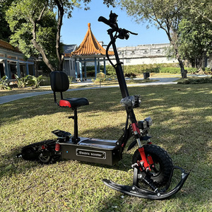 Scooter Eléctrico 36V con Marco de Acero, Sistema de Tracción para Nieve, Plegable, para Uso Todoterreno - Product Image 4