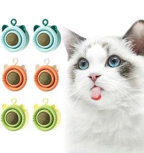 Kediler için interaktif çevre dostu plastik çiğnemek oyuncak günlük karikatür tarzı kapalı oturma yemek odası özelliği sıcak küresel ev hayvanı ürünü - Product Image 1