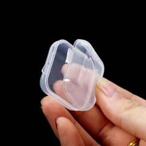Wholesale Mini Small Square Clear Plastic <strong>Storage</strong> <strong>Box</strong> With Lid Multifunctional Jewelry Bead Necklace Organizer Boxes - Product Image 1
