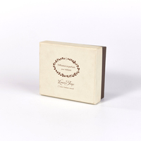Caja de cartón mate marrón beige para aceites esenciales, embalaje minorista con inserto troquelado personalizado, cartón con base de cierre automático para perfumes