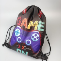 Sac à cordon personnalisé en polyester 210D, sac de sport de luxe, sac à dos durable, sac à cordon pour la gym, cadeau promotionnel pour l'école
