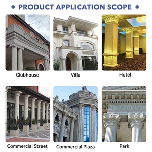 Europees Ontwerp Gesneden Grote Ronde Buitenvilla Binnenplaats Decoratie Project <span class=keywords><strong>Grc</strong></span> Romeinse Stijl - Product Image 3