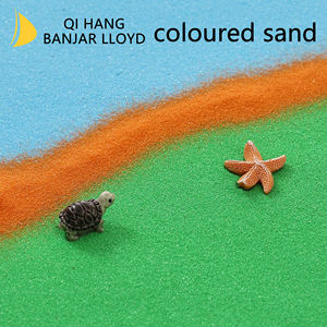 Sable de quartz multicolore pour la peinture artistique, les projets de bricolage et les projets de conception créative, sable de silice fin décoratif pour le jardin - Product Image 2