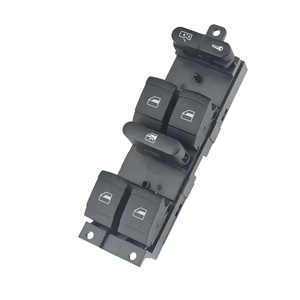 1J4959857D Panel de interruptor de ventanilla eléctrica del lado del conductor delantero izquierdo para VW Golf, Jetta, Passat 1998 - 2005 | Reemplazo OEM - Product Image 1