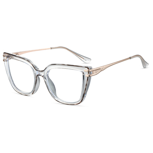 מסגרות זכוכית שקופות מינימליסטיות שקוף זכוכית מגלשן מסגרת זכוכית אופנתית - Product Image 3