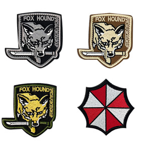 腕章刺繍生地布カスタムパッチアイアンオンパッチ3D刺繍パッチ学校用クウェート制服用 - Product Image 5