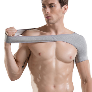 Maschio femmina puro colore carbone di bambù caldo morbido monospalla quattro lati elastico sudore assorbente schiena cinturino protettivo - Product Image 1