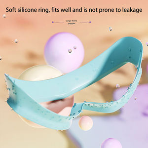 Óculos de Natação Infantis Personalizados da Moda com Visão Panorâmica Anti-Embaçante e Fivela Integrada à Prova d'Água, Óculos de Mergulho Unissex em PC - Product Image 5