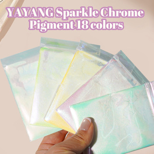 ผงสีออโรร่าเกรด OEM สำหรับเครื่องสำอาง 18 สี สำหรับใช้เคลือบผิว ปลอดภัยต่อดวงตา เปลี่ยนสีได้อย่างสวยงาม - Product Image 6