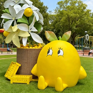 CS053 Adornos de Mascota para Tiendas, Escultura Artística de Oso de FRP Personalizada, Estatua de Dibujos Animados de Tamaño Real para Decoración de Entrada de Tiendas y Parques - Product Image 2