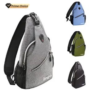 Custom Men's Bagen's Chest Bag Manufacturer Outdoor Hiking Multi-functional Crossbody Bag Fashion Sling Shoulder Leisure Bag