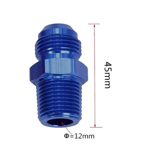 Kit de ligne d'huile Turbo universelle, pour alimentation, bride de drainage T3 T4 T04E tuyau d'huile Turbo universelle, 12 pièces - Product Image 4