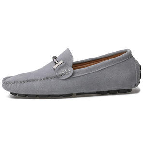 Spot – chaussures en cuir véritable à talon plat souple, de couleur unie, à tête ronde, multicolores, basses, pour hommes - Product Image 6