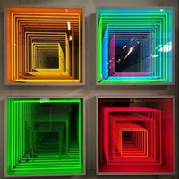 Haute qualité Portable Infinity 3D RGB LED carreaux de piste de danse ABYSS mat Abyss boîte de nuit Disco plancher IP65 DMX512 lumières de scène