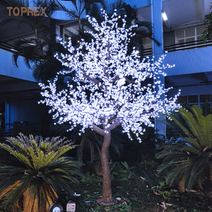 Árbol de Flores LED Grande de Grado Paisajístico para Propiedades Comerciales, Árbol de Flores de Cerezo Artificial Impermeable para Plaza Hotel - Product Image 3