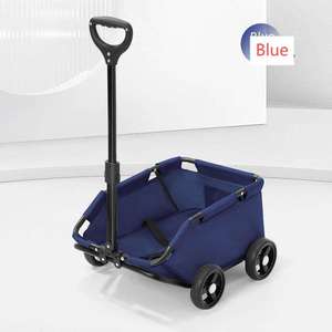 Poussette pliable pour animaux de compagnie, légère, portable, de voyage, 4 roues, mini chariot pour animaux âgés et faibles, lavable et grande taille - Product Image 3