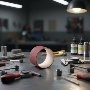 Ttake Ab1001 Funda de tela abrasiva de corindón de 30x30 mm para trabajos de rectificado y pulido de precisión - Product Image 3