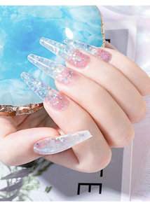 Set de 12 Geles UV de 15ml con Lentejuelas y Purpurina para Extensión de Uñas, Kit de Gel Acrílico Constructor, Marca Privada OEM - Product Image 6