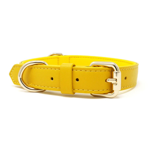 Collares deportivos <span class=keywords><strong>Collar</strong></span> de perro de cuero genuino Suave y duradero Cuero de vaca real Hecho Entrenamiento de mascotas al aire libre <span class=keywords><strong>Multicolor</strong></span> personalizado - Product Image 4