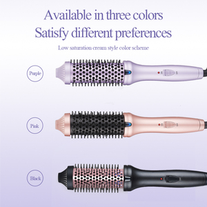Peine eléctrico de aire caliente, cepillo 2 en 1, secador de pelo portátil intercambiable, alisador de pelo de un paso, rizador, secador de pelo - Product Image 6