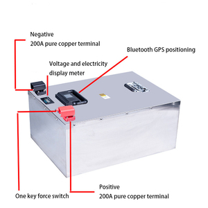 Portable Trailer Camping Marine Car Solar Prismatic <b>Battery</b> 12v <b>24v</b> 100ah 200Ah Lithium Pack - Product Image 4