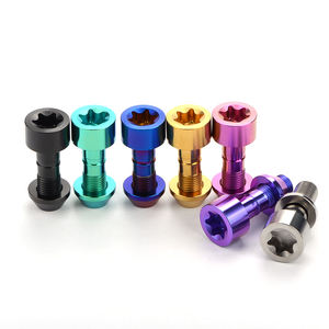 Vis de roue en titane TITST <span class=keywords><strong>Gr</strong></span>.5 à tête Torx, siège à bille, M14*1.5*28-45mm pour VW AUDI, voiture de course, automobile, moyeu de roue - Product Image 3