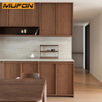 Buffets en bois japonais Buffet Armoires de cuisine Personnalisé Nordic Salle à manger Meubles de rangement Réfrigérateur Armoire haute Design