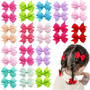 Vente flash, nœuds en ruban métallique et tissu au design sucré, pinces à cheveux adorables pour les fêtes, pinces à cheveux pour bébé fille, nœuds pour animaux de compagnie - Product Image 4