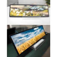 Écran LCD Barre Allongée BOE 49,5 pouces avec Carte Pilote et Prise en Charge d'Animation, Résolution 1920x540, Luminosité 500 cd/m² pour Centres Commerciaux