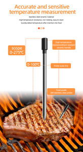 सबसे अच्छा बेच रसोई उपकरण निविड़ अंधकार वायरलेस स्मार्ट रसोई खाद्य Bbq मांस खाना पकाने के लिए डिजिटल थर्मामीटर - Product Image 5