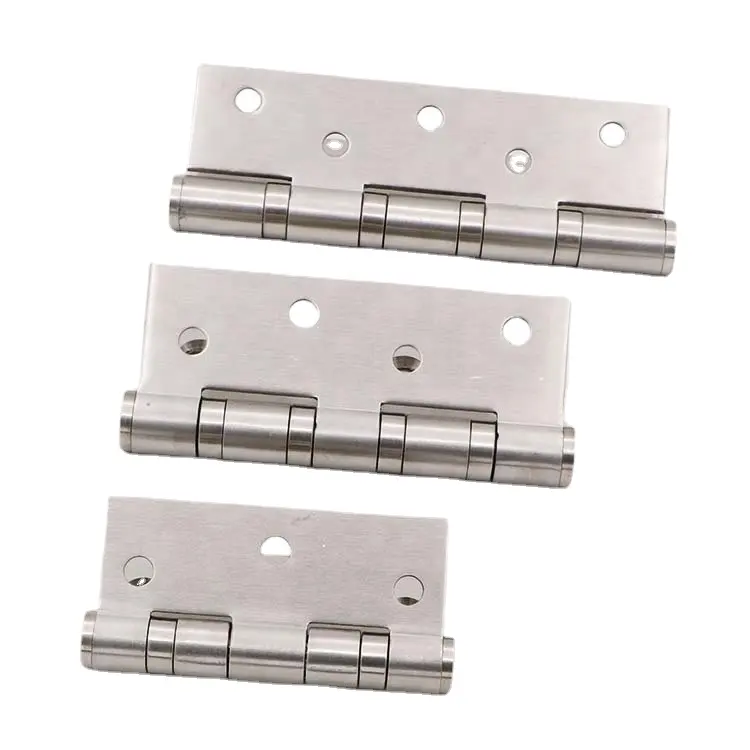 furniture 304 Stainless Steel iron metal square corner spring butt pivot door hinge