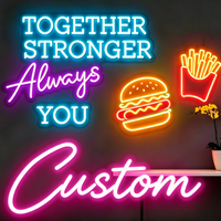 Enseigne néon LED personnalisée, lettres lumineuses LED en acrylique, enseigne néon personnalisée pour fête, logo de magasin, décoration de club, enseigne néon personnalisée pour bar, enseigne néon pour boîte de nuit