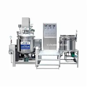 Linhe 500l mezclador de produção de alimentos industrial, emulsionante al solução de açúcar vacio, maquina mezcladora