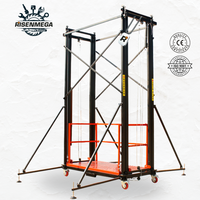 Plateforme élévatrice automatique électrique Risenmega 500 kg 2-15 m, intérieur/extérieur, télécommande, nouvelle en acier pour la vente au détail, l'hôtellerie
