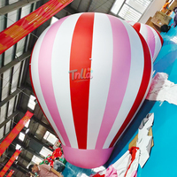 Grand ballon à air chaud gonflable en PVC flottant dans le ciel pour le tourisme d'aventure