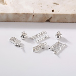 Pas à pas, <span class=keywords><strong>tout</strong></span> se <span class=keywords><strong>passe</strong></span> bien. Accessoires de bijoux en argent sterling S925, pendentif, bracelet à bricoler soi-même, collier, oreille - Product Image 1